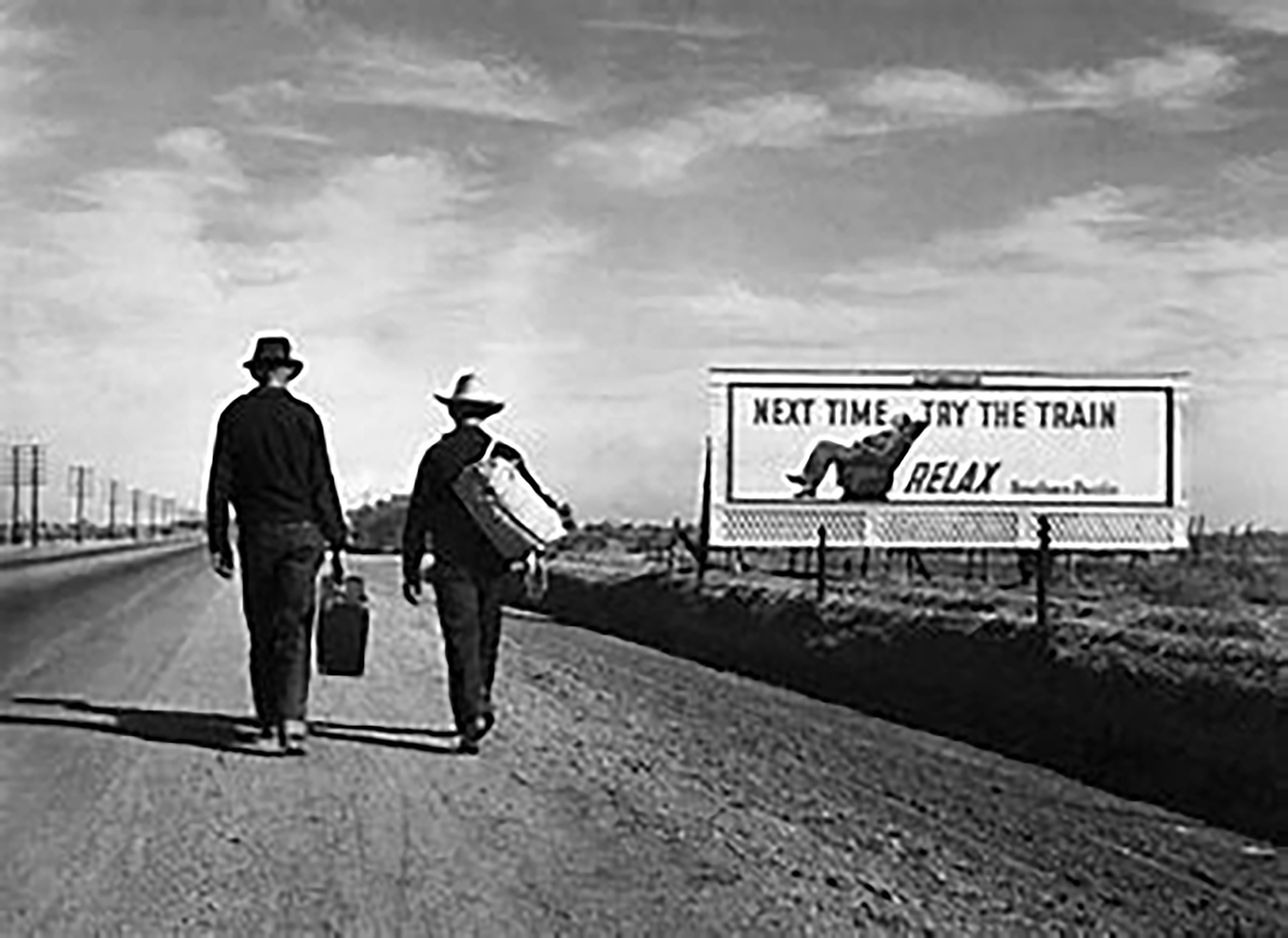 ビンテージ看板 LESSLESS TRA THAN LEADING LONGS！ Assignment 4 Critcal Review of “Toward Los Angeles” by Dorothea